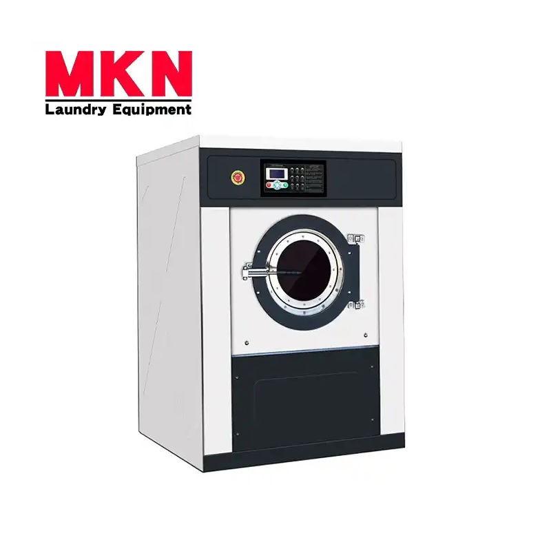 Machine à laver industrielle commerciale, robuste, 15-150kg, charge frontale, entièrement automatique